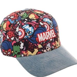 Marvel kawaii curved bill hat